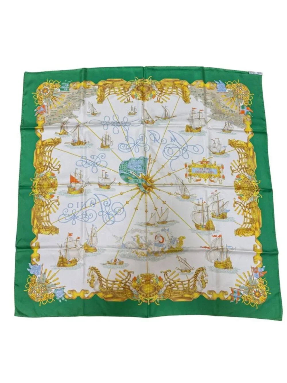 Hermes Carre 90 Voiles de Lumiere Sailing Ship of Light Scarf